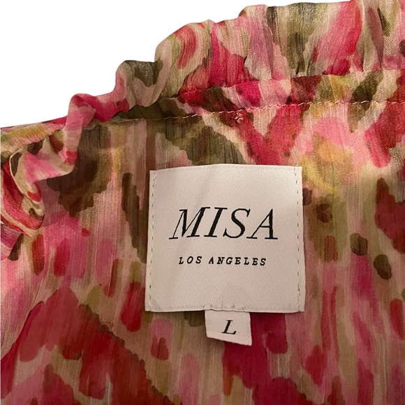 MISA Los Angeles Basia Top Summer Ikat Size:L - Picture 6 of 9